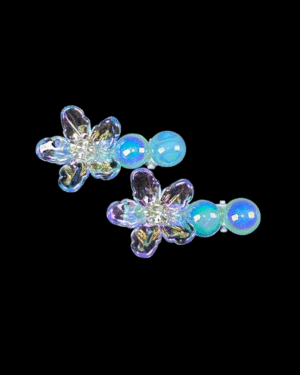 Shiny Bloom Hair Clips