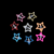 Shimmer Star Hair Clips (Pack Of 6)