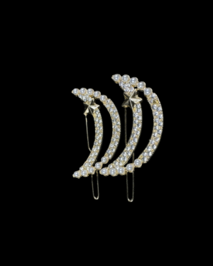 Crescent Moon Hair Pins
