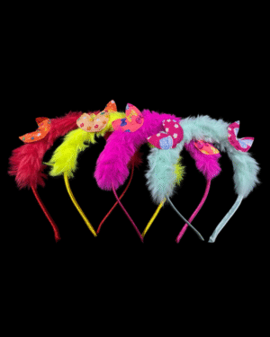 Fuzzy Wings Hairbands
