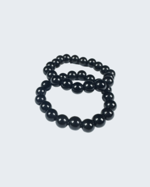 Black Beaded Bracelet Set