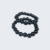Black Beaded Bracelet Set