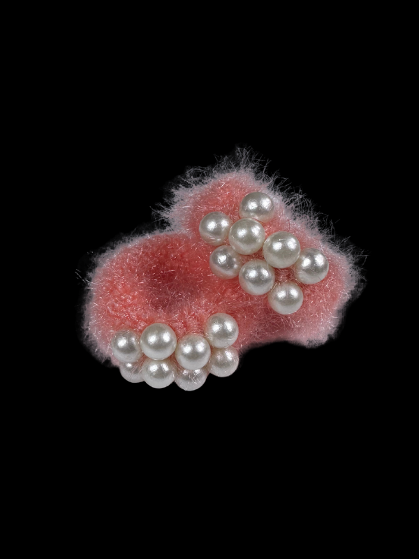 81 Pearl Fuzzy Scrunchies - Image 6