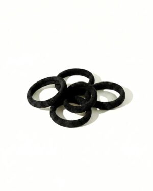 Black Hair Ties (Pack of 6)