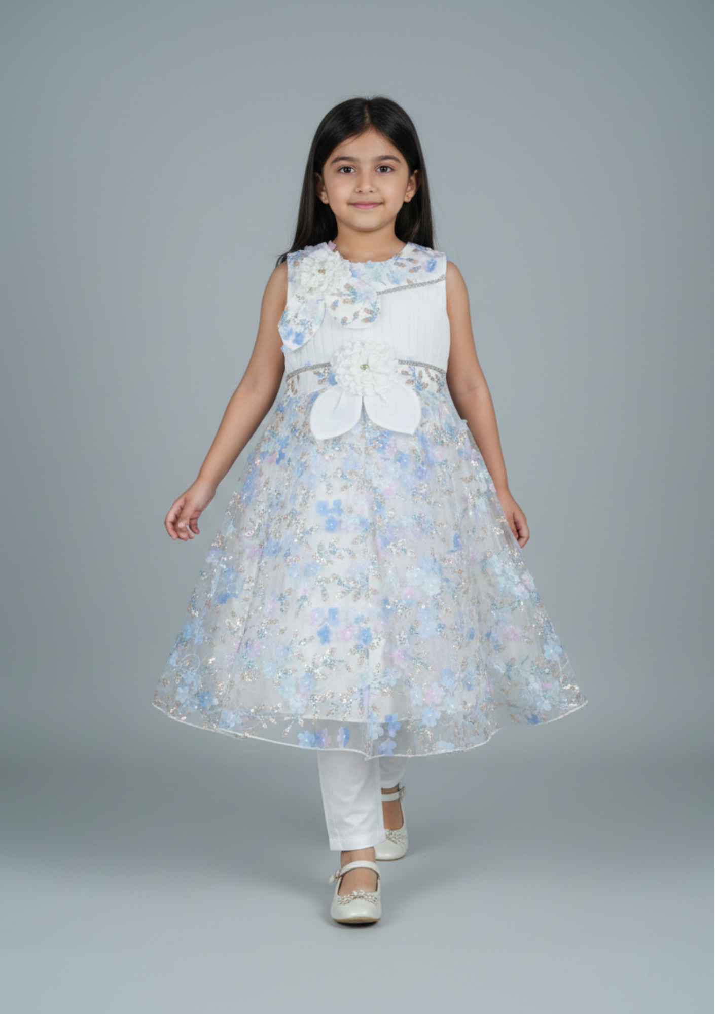 blue flower frock blue flower frock