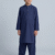 navy blue kurta shalwar