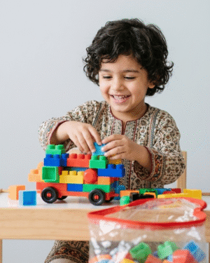54 piece building blocks play set