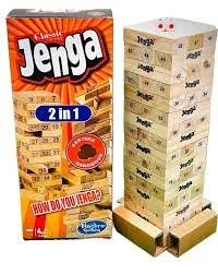 jenga wood blocks