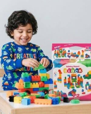 72 piece building blocks play set